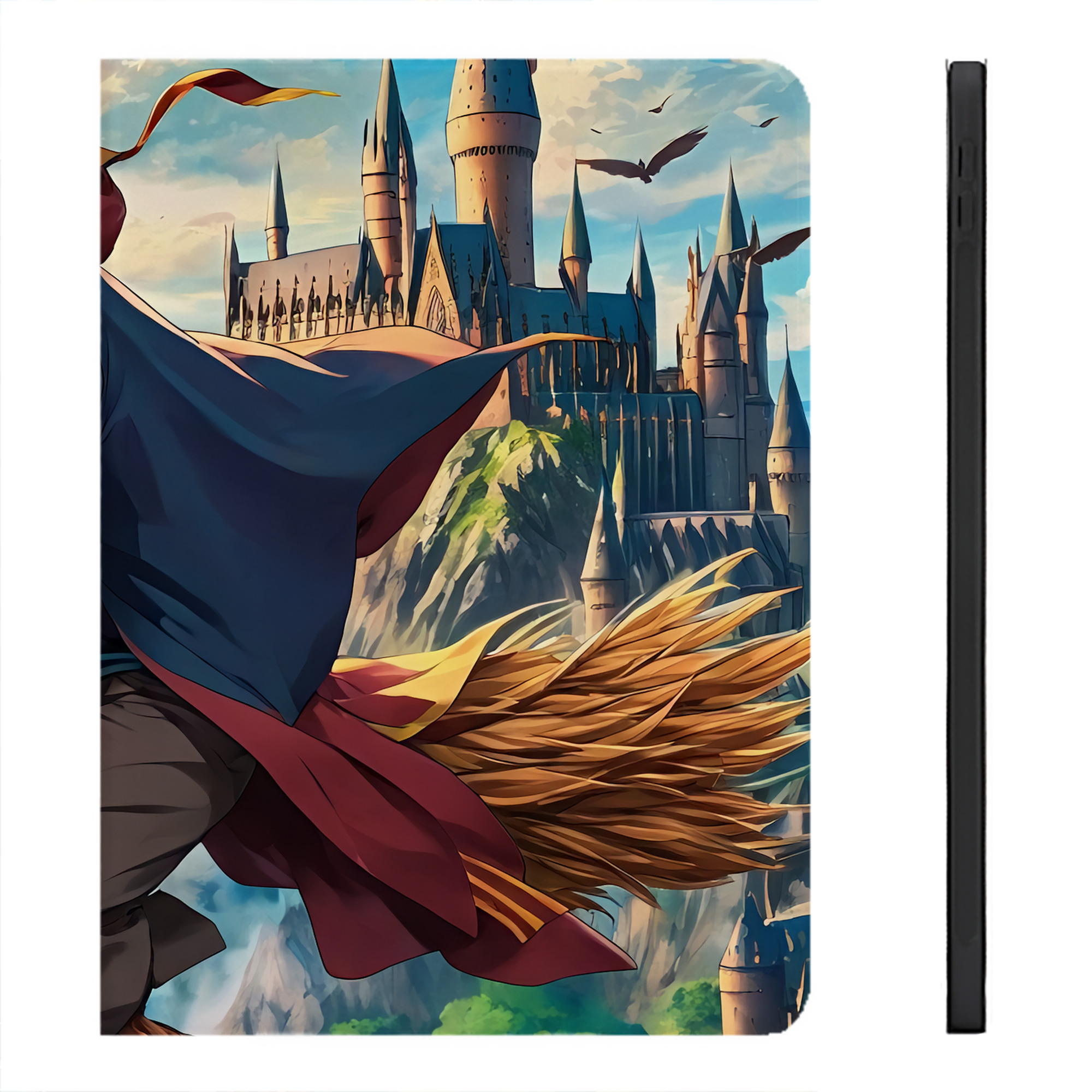 （画像用） Harry Potter ハリー・ポッターシリーズ IPadケース ペンホルダー付き ブックスタイルデザイン